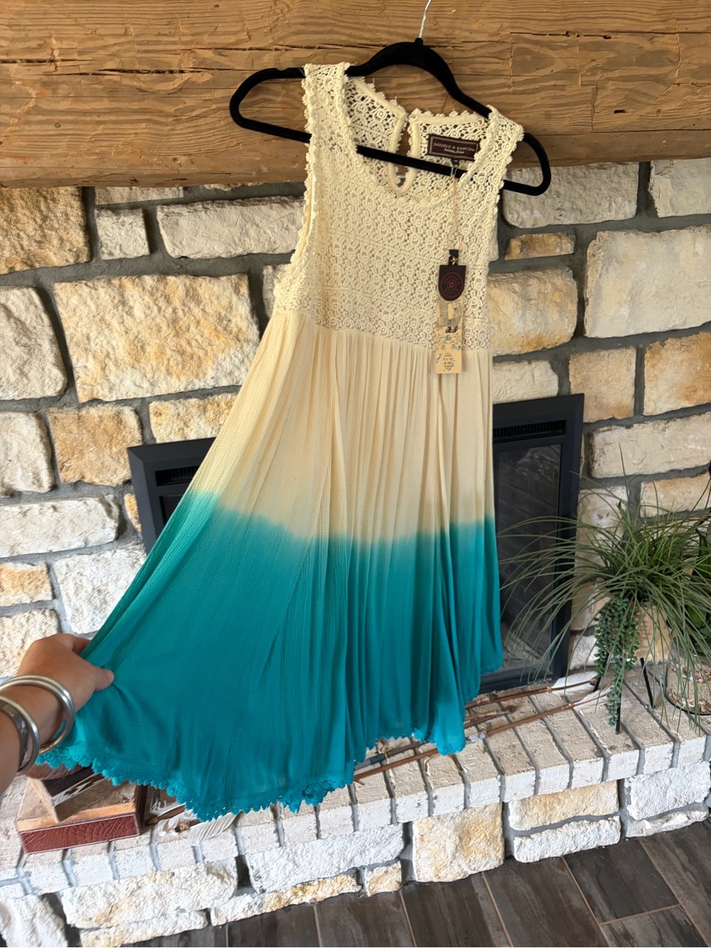 Double D Ranch DDR lynard Skynard dip dye dress. MEDIUM